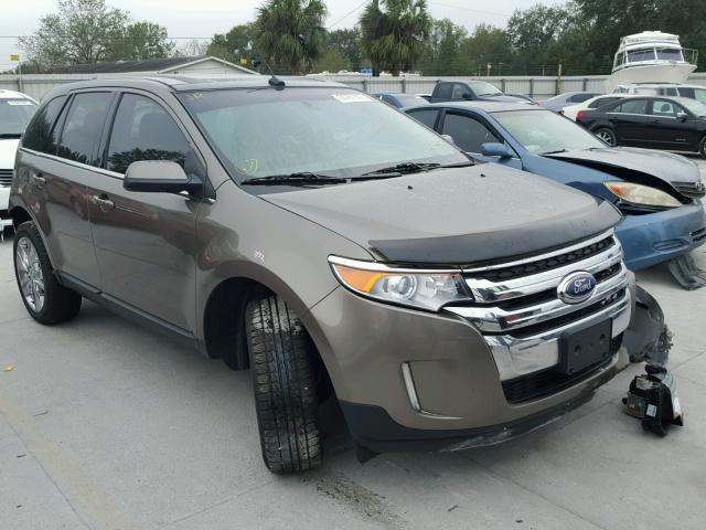 2FMDK3KC5DBC64710 - 2013 FORD EDGE LIMIT GRAY photo 1