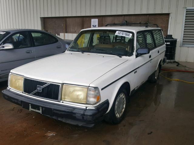 YV1AW8803P1956187 - 1993 VOLVO 240 WHITE photo 2