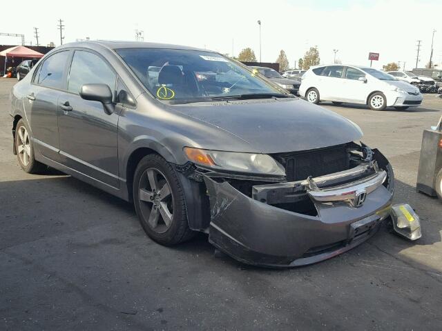 1HGFA16876L083526 - 2006 HONDA CIVIC EX GRAY photo 1