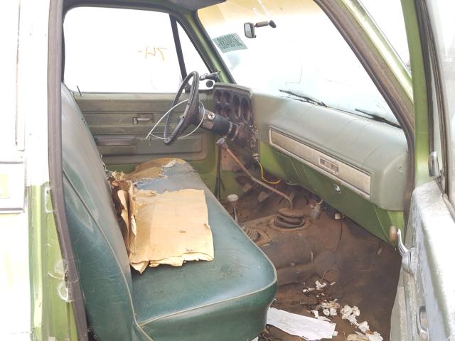 TKY145Z501772 - 1974 GMC PICKUP GREEN photo 5