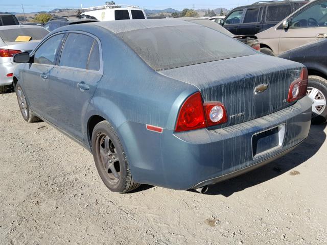 1G1ZH57B59F213128 - 2009 CHEVROLET MALIBU 1LT BLUE photo 3