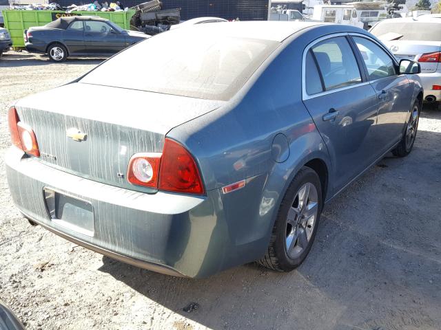 1G1ZH57B59F213128 - 2009 CHEVROLET MALIBU 1LT BLUE photo 4