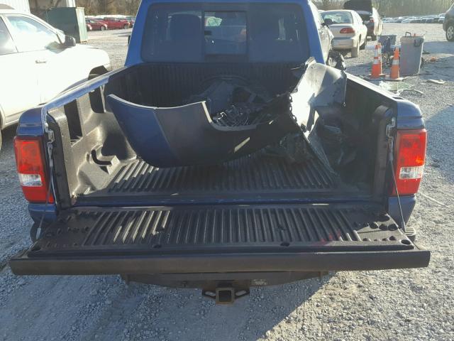 1FTKR1ED9APA26993 - 2010 FORD RANGER SUP BLUE photo 6