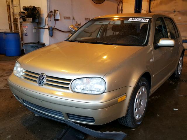 9BWFK61J434008992 - 2003 VOLKSWAGEN GOLF GL GOLD photo 2