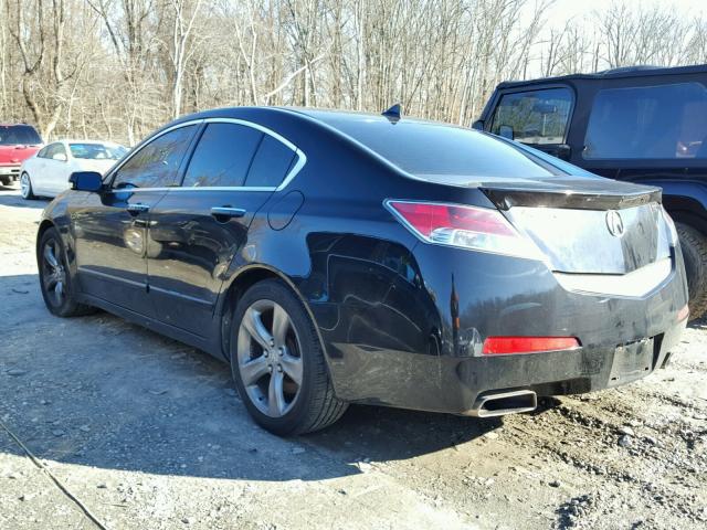 19UUA8F57AA008030 - 2010 ACURA TL BLACK photo 3