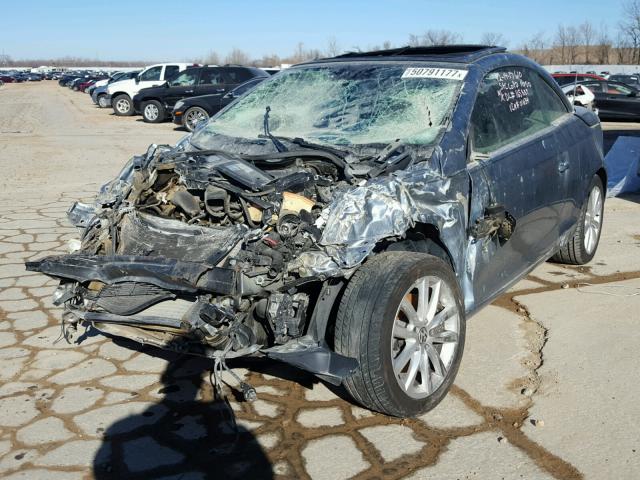 WVWBW7AH1CV011634 - 2012 VOLKSWAGEN EOS KOMFOR 蓝色 照片 2