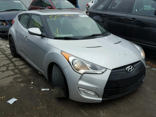 KMHTC6AD6CU028094 - 2012 HYUNDAI VELOSTER B SILVER photo 1