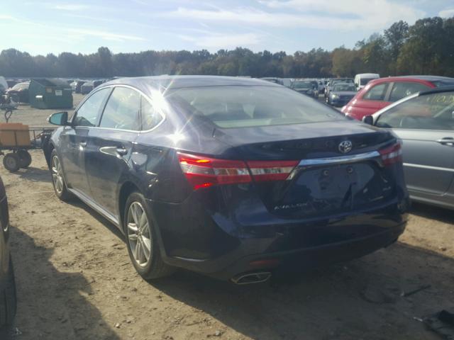 4T1BK1EBXDU023170 - 2013 TOYOTA AVALON BAS BLUE photo 3