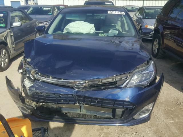4T1BK1EBXDU023170 - 2013 TOYOTA AVALON BAS BLUE photo 7
