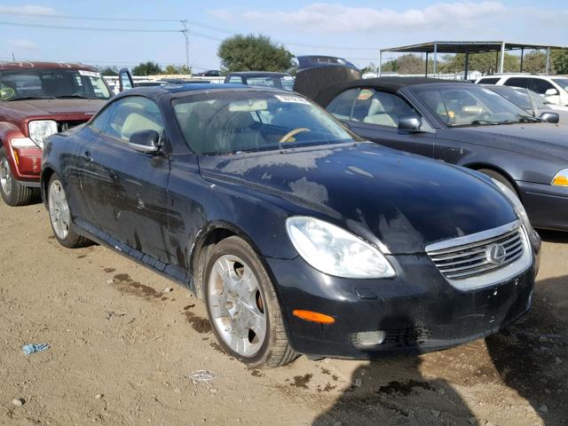 JTHFN48Y620032420 - 2002 LEXUS SC 430 BLACK photo 1