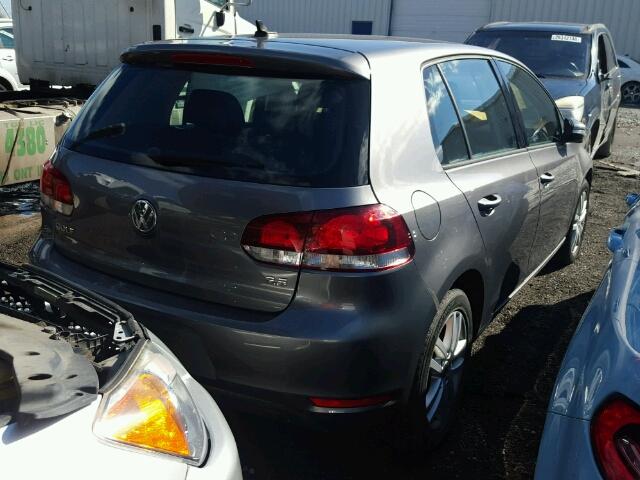 WVWCA9AJ0BW013241 - 2011 VOLKSWAGEN GOLF 灰色 照片 4