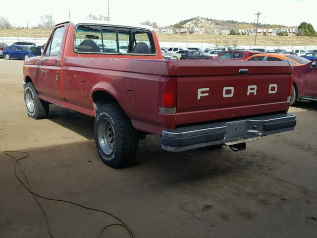 1FTEF25Y1JPA31961 - 1988 FORD F250 RED photo 3