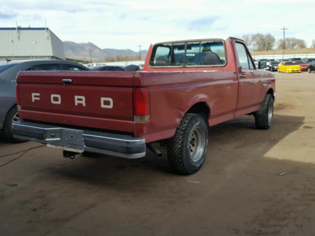 1FTEF25Y1JPA31961 - 1988 FORD F250 RED photo 4
