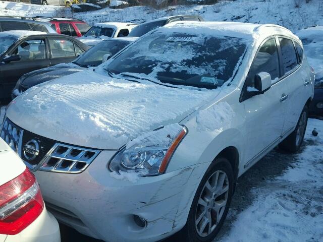 JN8AS5MV8BW261656 - 2011 NISSAN ROGUE S WHITE photo 2