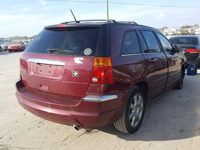 2A8GM78X58R664530 - 2008 CHRYSLER PACIFICA L 勃艮第红 照片 4