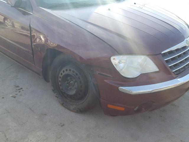 2A8GM78X58R664530 - 2008 CHRYSLER PACIFICA L 勃艮第红 照片 9