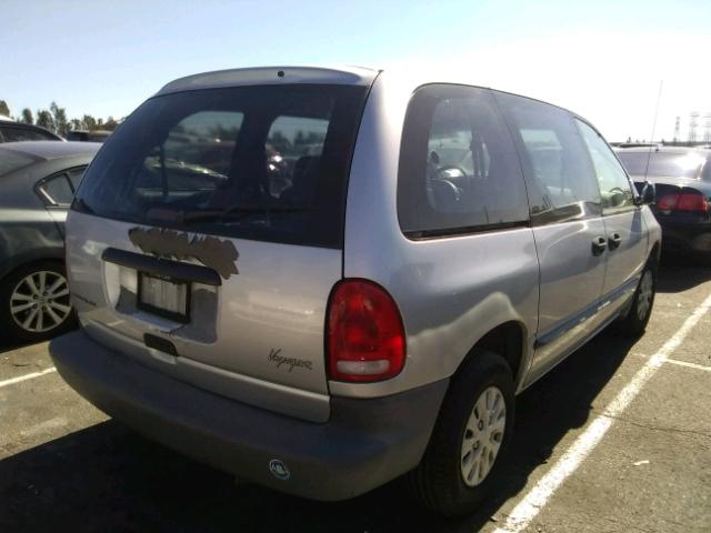 2C4FJ25B6YR714875 - 2000 CHRYSLER VOYAGER SILVER photo 4