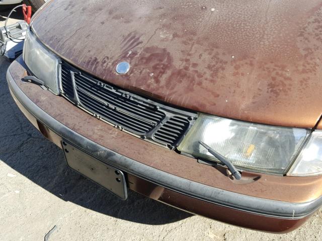 YS3DF75N4W7002694 - 1998 SAAB 900 SE TUR BROWN photo 9