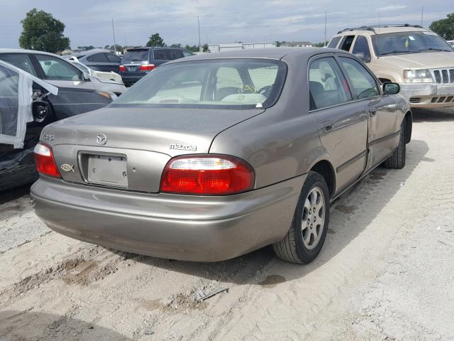 1YVGF22C825279813 - 2002 MAZDA 626 LX GOLD photo 4