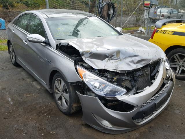 KMHEC4A48CA043985 - 2012 HYUNDAI SONATA HYB SILVER photo 1