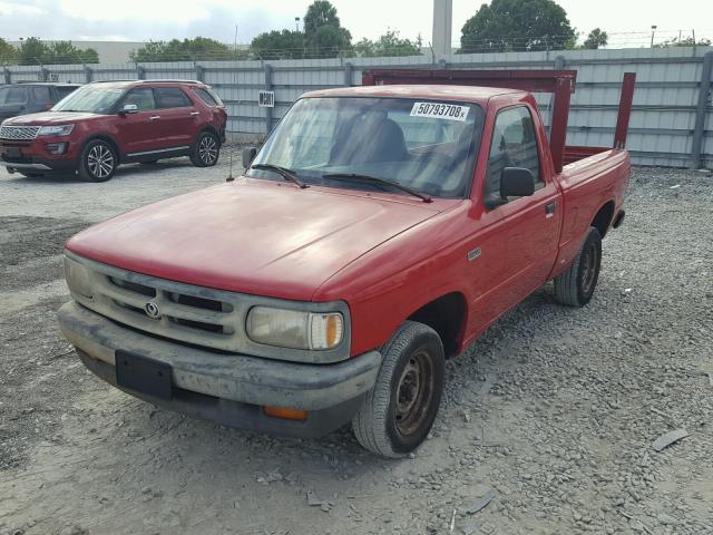 4F4CR12A1VTM26663 - 1997 MAZDA B2300 RED photo 2