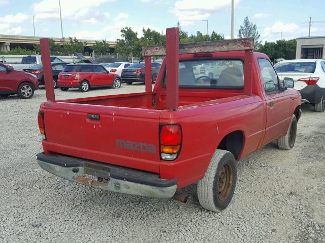 4F4CR12A1VTM26663 - 1997 MAZDA B2300 RED photo 4