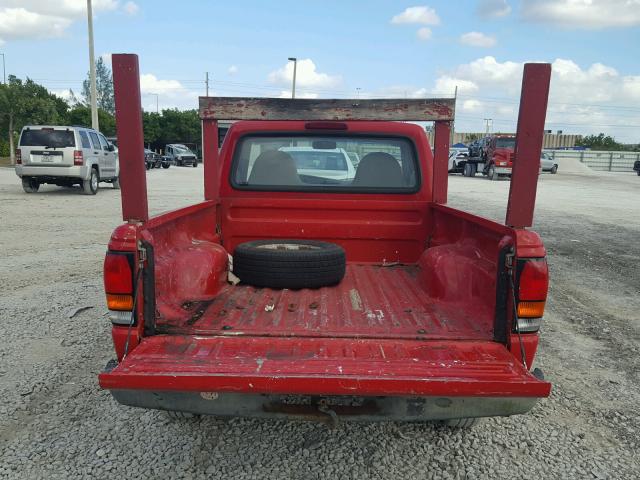 4F4CR12A1VTM26663 - 1997 MAZDA B2300 RED photo 6