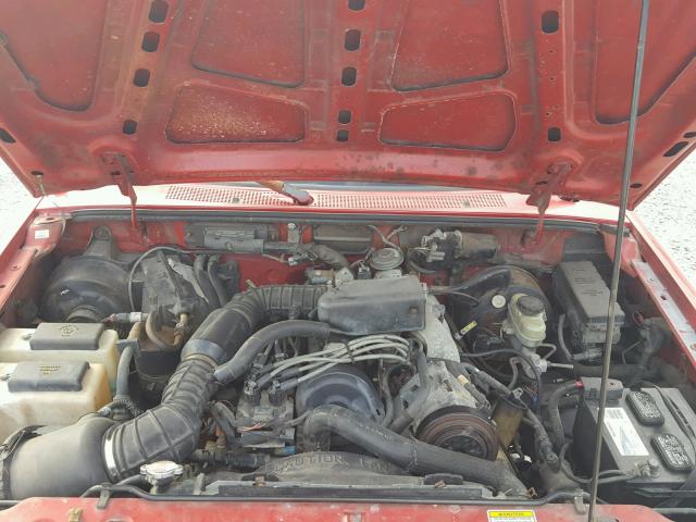 4F4CR12A1VTM26663 - 1997 MAZDA B2300 RED photo 7