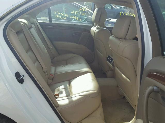 JH4KB16535C019741 - 2005 ACURA RL თეთრი ფოტო 6