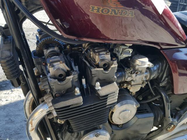 JH2PC0908DM009155 - 1983 HONDA CB550 BURGUNDY photo 9