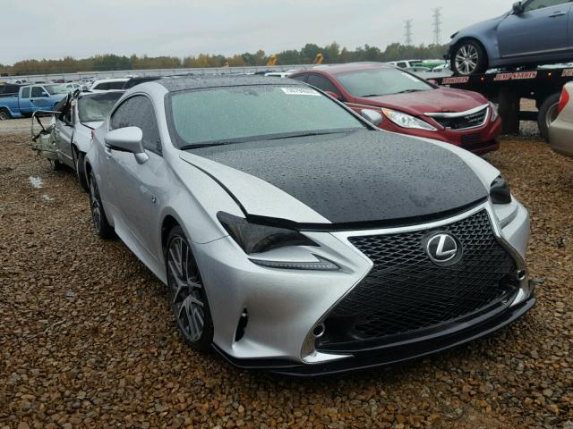 JTHHE5BC3F5003185 - 2015 LEXUS RC 350 SILVER photo 1