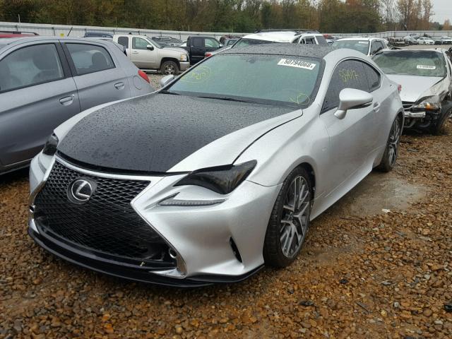 JTHHE5BC3F5003185 - 2015 LEXUS RC 350 SILVER photo 2