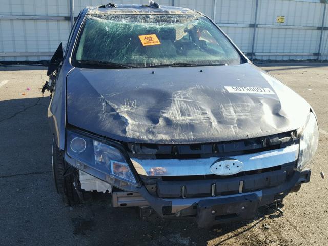 3FAHP0JG2CR419455 - 2012 FORD FUSION SEL GRAY photo 9