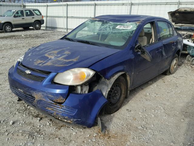 1G1AK55FX77122514 - 2007 CHEVROLET COBALT LS BLUE photo 2