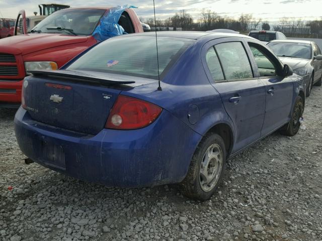 1G1AK55FX77122514 - 2007 CHEVROLET COBALT LS BLUE photo 4