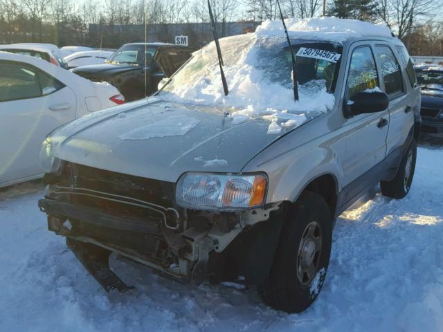 1FMYU02164KB38287 - 2004 FORD ESCAPE XLS BEIGE photo 2