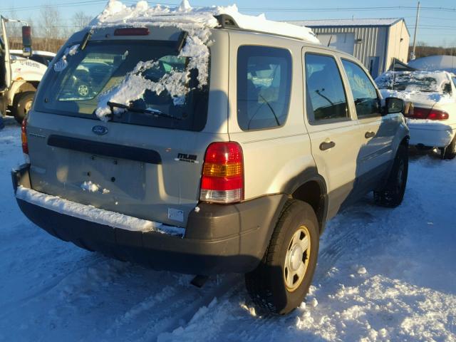 1FMYU02164KB38287 - 2004 FORD ESCAPE XLS BEIGE photo 4