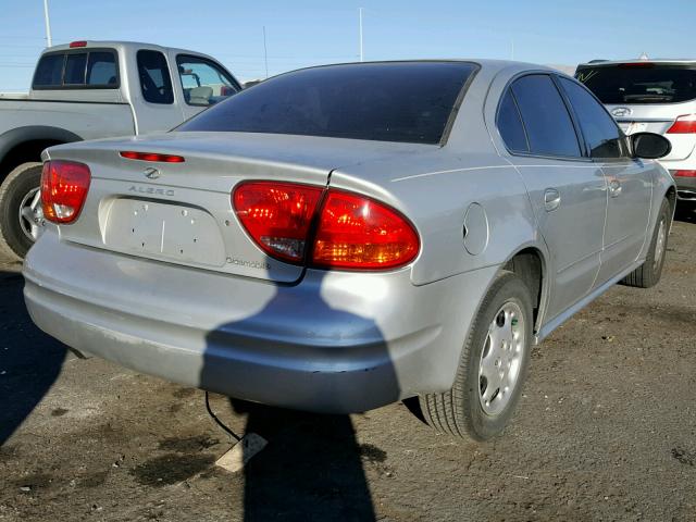 1G3NK52F13C278620 - 2003 OLDSMOBILE ALERO GX SILVER photo 4