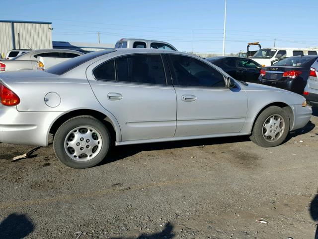 1G3NK52F13C278620 - 2003 OLDSMOBILE ALERO GX SILVER photo 9