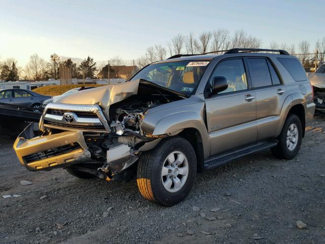 JTEBU14R170121458 - 2007 TOYOTA 4RUNNER SR TAN photo 2