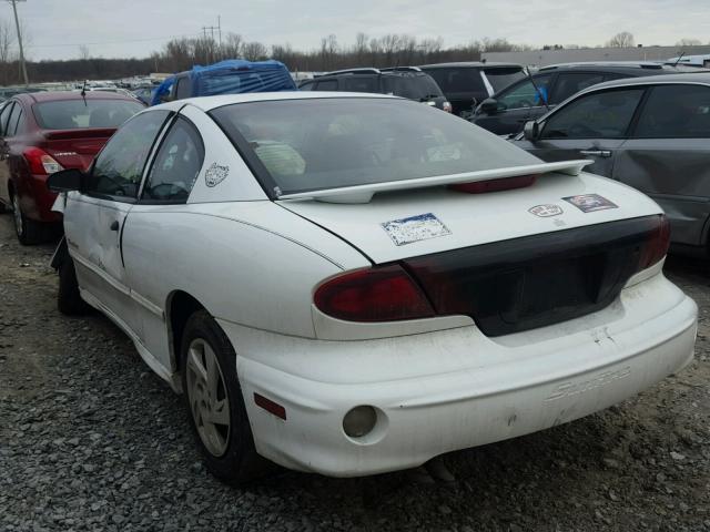 1G2JB124817422423 - 2001 PONTIAC SUNFIRE SE WHITE photo 3