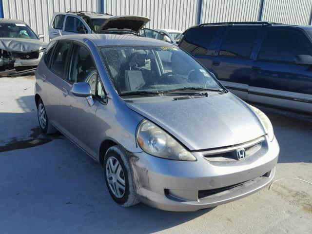 JHMGD38407S066802 - 2007 HONDA FIT SILVER photo 1