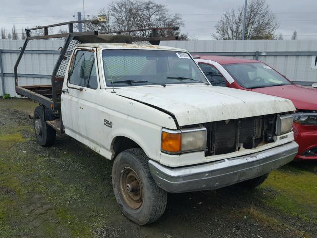 1FTHF26M7KNB35876 - 1989 FORD F250 WHITE photo 1