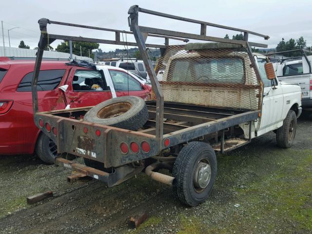 1FTHF26M7KNB35876 - 1989 FORD F250 WHITE photo 4