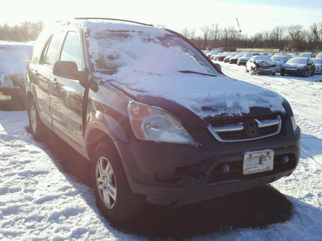 SHSRD78844U209806 - 2004 HONDA CR-V EX BLACK photo 1