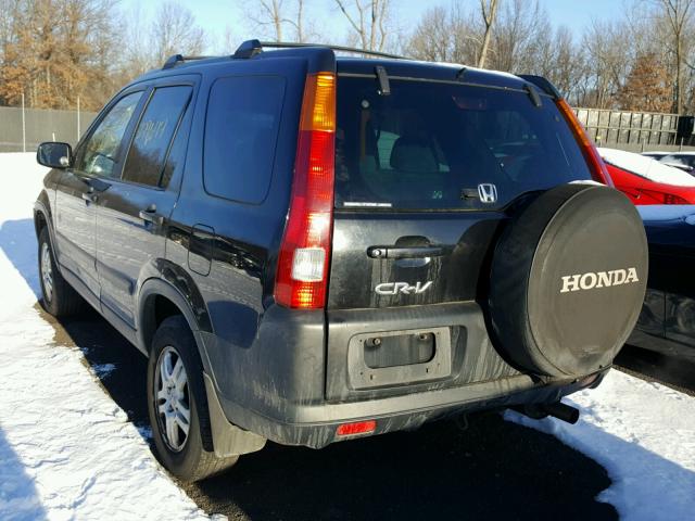 SHSRD78844U209806 - 2004 HONDA CR-V EX BLACK photo 3