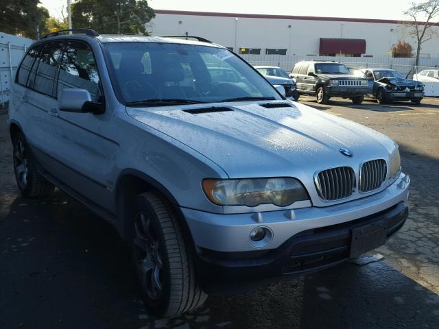 5UXFB33593LH45458 - 2003 BMW X5 4.4I SILVER photo 1