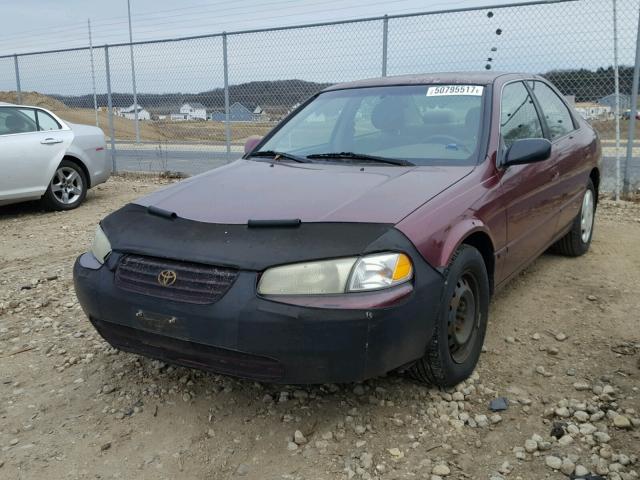 JT2BF22KXW0124845 - 1998 TOYOTA CAMRY CE BURGUNDY photo 2