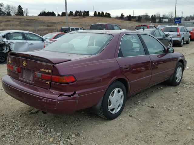 JT2BF22KXW0124845 - 1998 TOYOTA CAMRY CE BURGUNDY photo 4