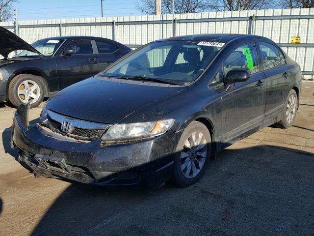 2HGFA16899H509959 - 2009 HONDA CIVIC EX 黑色 照片 2